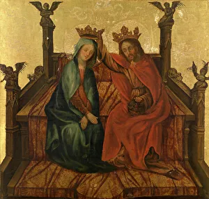 God The Father Prints: Coronation of Mary, 4th quarter 14th century. Creator: Anon