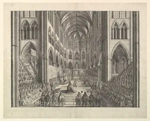 Wenceslaus Collection: Coronation Procession of Charles II, 1662. Creator: Wenceslaus Hollar