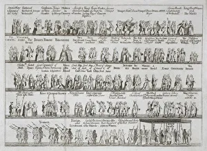 Hanover Prints: The coronation procession of King George II, October 1727, (c1727)