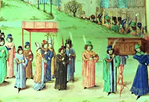 Bishops Prints: The coronation procession of Richard I