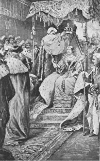 Westminster Abbey Collection: Coronation of Queen Victoria, June 28, 1838, (1901). Creator: Unknown