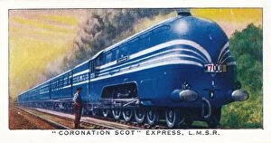 Black Smoke Gallery: Coronation Scot Express, L.M.S.R. 1938