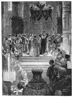 Congregation Gallery: Coronation of Tsar Nicholas II, 26 May 1896, (1900)