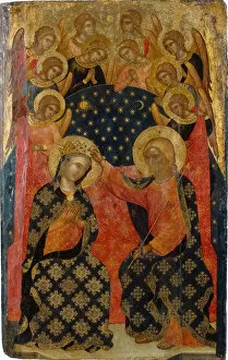 Images Dated 28th February 2011: The Coronation of the Virgin, 1360s