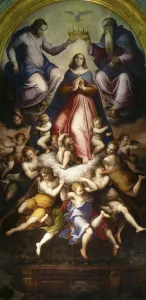 The Coronation of the Virgin, 1571. Artist: Giorgio Vasari