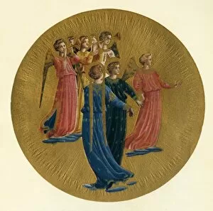 Angelico Gallery: Detail from the Coronation of the Virgin, 15th century, (c1909). Artist: Fra Angelico