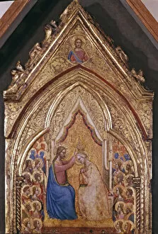 Coronation of the Virgin, by Bernardo Daddi