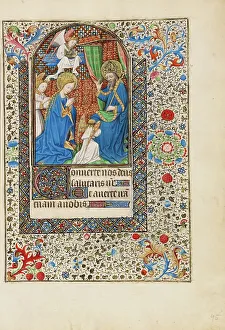 Queen Of Heaven Prints: The Coronation of the Virgin; Book of Hours