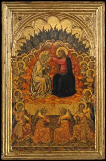 Gold Ground Prints: The Coronation of the Virgin, ca. 1380. Creator: Niccolo di Buonaccorso