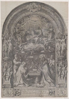 The Coronation of the Virgin with St Lawrence, St Paul, St Peter and St Sixtus, 1576