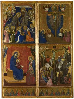 Glorification Of The Virgin Gallery: The Coronation of the Virgin. The Trinity. The Virgin and Child with Donors. The Crucifixion