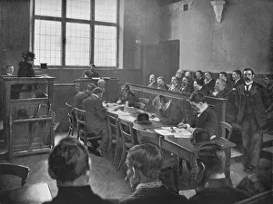 A coroners inquest, London, c1901 (1901)