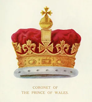 Dawson Stewart Company Prints: Coronet of Prince of Wales, c1911. Creator: Unknown