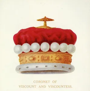 Coronet of Viscount and Viscountess, c1911. Creator: Unknown