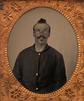 Corporal Hiram Warner, Company C, Second United States Sharp Shooters, 1861-62