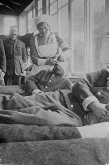 Bandage Prints: Corporal J. Mant in Canadian Hospital