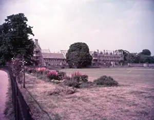 University Prints: Corpus Christ and Merton College from Christchurch Meadows