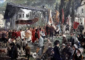Corpus Christi Procession at Hofgastein, 1880