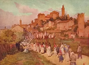 Corpus Christi Gallery: Corpus Domini at Viterbo, c1900 (1913). Artist: Walter Frederick Roofe Tyndale