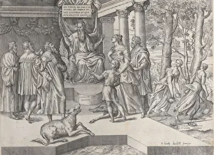 Corrupt Prints: The Corrupt Judge, 1565-73. Creator: Battista del Moro
