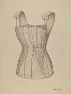 Underwear Collection: Corset, 1935 / 1942. Creator: Rex F Bush