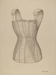 Underwear Collection: Corset, 1935 / 1942. Creator: Rex F Bush