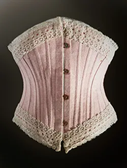 Corset Prints: Corset, England, between 1890 and 1895. Creator: Unknown