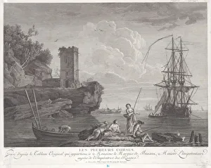 Fishing Boats Gallery: The Corsican Fishermen, 1767. Creator: Robert Daudet