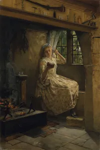 Frank Gallery: A Cosey Corner, 1884. Creator: Francis Davis Millet