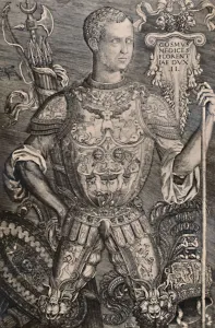 Niccolo Prints: Cosimo I de Medici, Grand Duke of Tuscany, 1544 (1894). Artist: Niccolo dalla Casa
