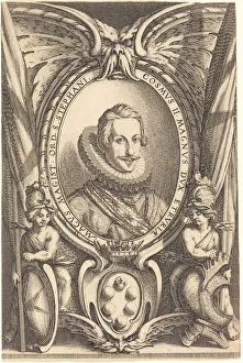 Medici Cosimo Ii De Prints: Cosimo II de Medici, Grand Duke of Tuscany, 1621. Creator: Jacques Callot