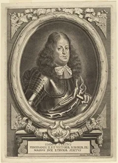 Medici Prints: Cosimo III, Grand Duke of Tuscany, before 1691. Creator: Adriaen Haelwegh