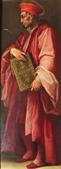 Vasari Prints: Cosimo il Vecchio as Saint Cosmas, 1557-1559. Creator: Vasari, Giorgio (1511-1574)