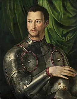 Angiolo Bronzino Prints: Cosimo de Medici in Armour, 1545. Creator: Agnolo Bronzino