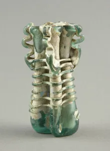Glass Blown Technique Collection: Cosmetic Container, 4th-6th century. Creator: Unknown
