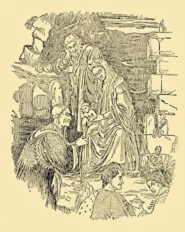 Sandro Gallery: Cosmo De Medici as One of the Wise Men, c1930. Creator: Unknown