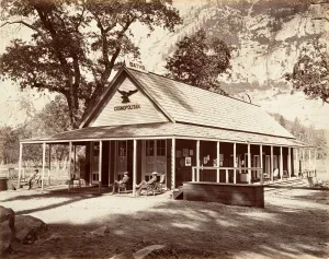 Cosmopolitan Saloon, ca. 1872, printed ca. 1876. Creator: Carleton Emmons Watkins