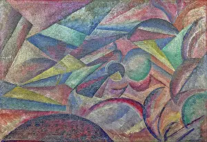 Cosmos, 1910. Creator: Bogomazov, Alexander Konstantinovich (1880-1930)