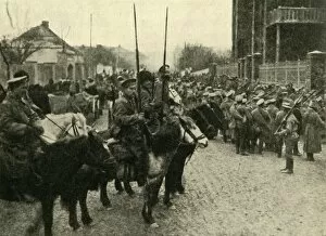 Occupied Territory Gallery: Cossack soldiers, First World War, 1914, (c1920). Creator: Unknown