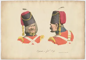 The Cossack uniform, 1820. Artist: Ackermann, Rudolph (1764-1834) The Cossack uniform, 1820. Artist: Ackermann, Rudolph (1764-1834)