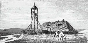 Douglas William Freshfield Prints: Cossack watch-tower; The Caucasus, 1875. Creator: Unknown
