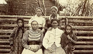Slavic Prints: Cossacks, 1909. Creator: Nikolai Georgievich Katanaev