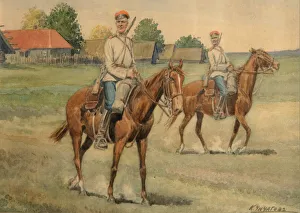 Cossacks. Artist: Chichagov, Konstantin Nikolayevich (1849-1903)