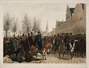 Grande Armee Gallery: Cossacks in Hamburg, 18 March 1813, 1813. Artist: Suhr, Christoph (1771-1842)