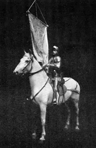 Sarony Co Prints: In the costliest American theatrical performance: Miss Maude Adams as Joan of Arc