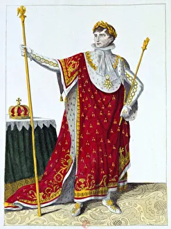 Costume for the coronation of Napoleon I, 2nd December 1804, 19th century Costume for the coronation of Napoleon I, 2nd December 1804, 19th century