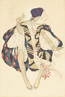 Diaghilev Collection: Costume design for the ballet Cleopatra by A. Arensky, 1910