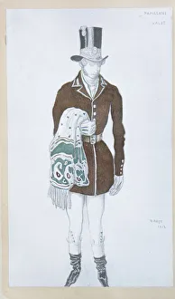 Russian Art Critics Collection: Costume design for the ballet Les Papillons by Robert Schumann, 1912