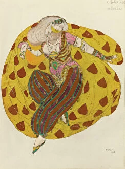 Diaghilev Collection: Costume design for the ballet Scheharazade by N. Rimsky-Korsakov