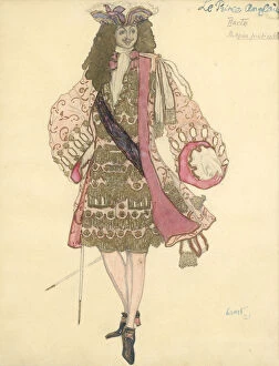 Fokine Collection: Costume design for the ballet Sleeping Beauty by P. Tchaikovsky. Artist: Bakst, Leon (1866-1924)